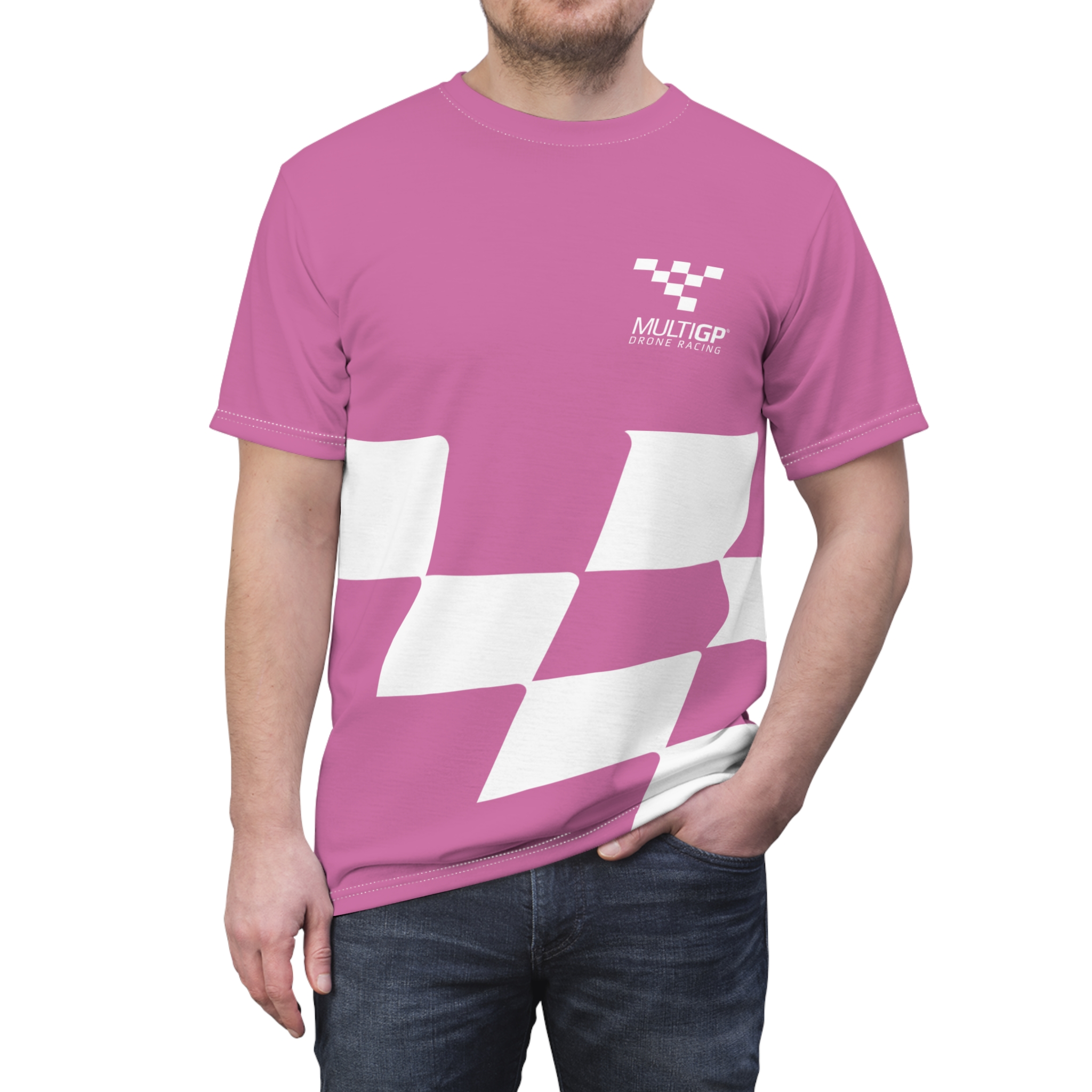 Unisex Fahion Design MultiGP Tee – PINK